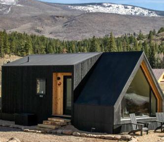 A-Frame Cliffside Studio Cabins in South Fork