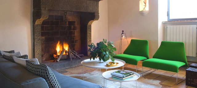 A unique luxury home, designer interiors, in a fairytale town in Civita di Bagnoregio