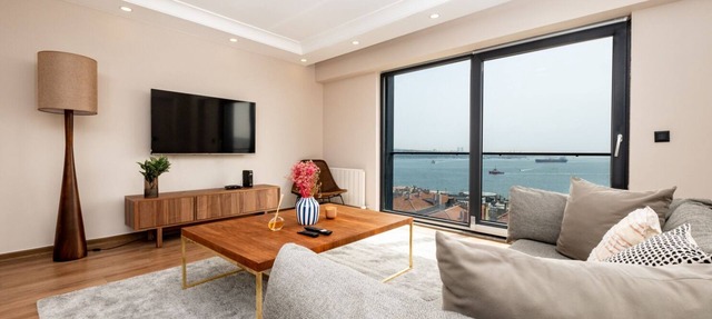 Bosphorus View 2BR - Modern Design - Central Apartments in İstanbul