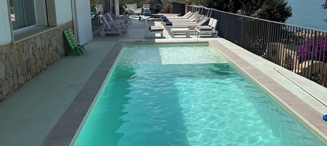 Detached villa, with pool, 8 min drive from the beach in Costa Saracena - Castelluccio