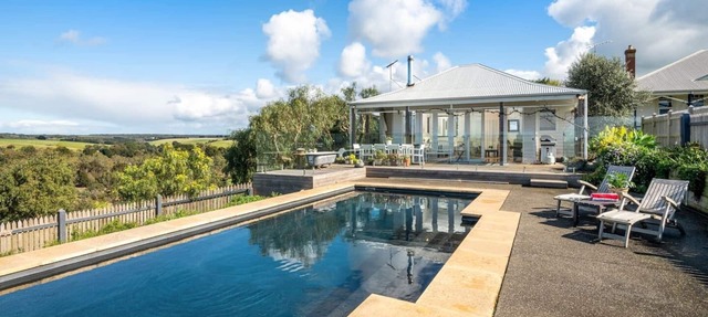 Fireside Bliss Poolside Escape with Cosy Comforts in Bellbrae