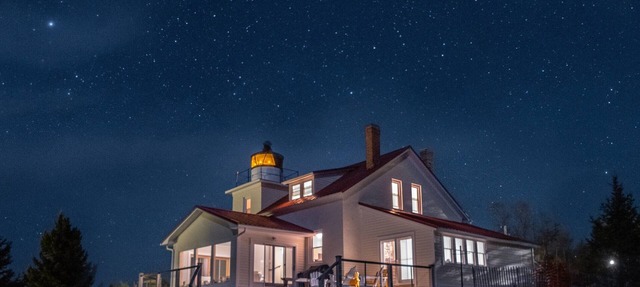 Historic 1850 Lighthouse Lake Superior in Eagle River