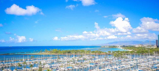 Ilikai 1333 Ocean/Sunset/Marina Views King Bed, Sofa Bed in Honolulu
