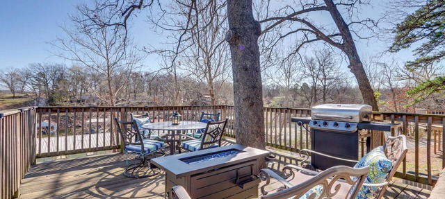 Lakefront Eucha Escape w/Views & Boat Slip! in Eucha