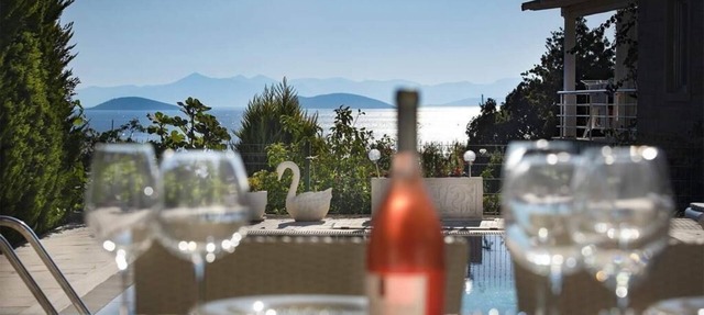 Magical view, private pool, stylish in Muğla