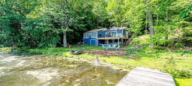 Modern Waterfront road access cottage awaits! in Georgian Bay