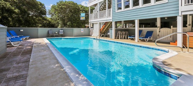 ONLY 370 feet to beach access! HUGE LOADED home! Private Pool, Hot Tub, Game room with Pool Table! in Southern Shores