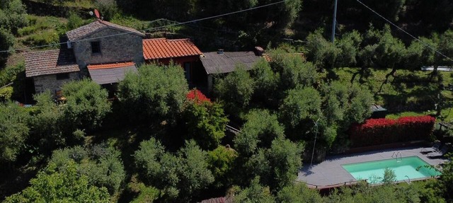 Rustic single house with exclusive swimming pool and large private garden in Benabbio ( Lucca )