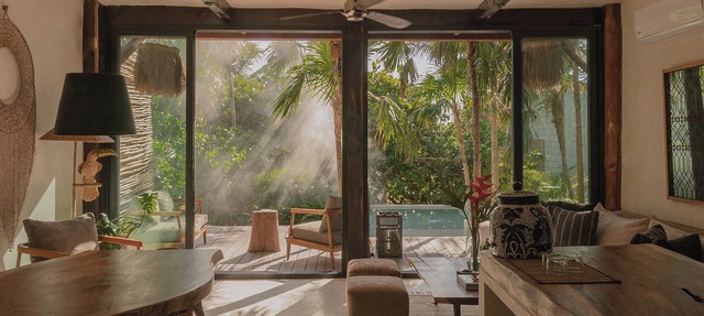 Secluded Two-Bedroom Beach House in Tulum
