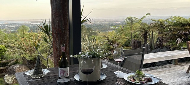 Stunning Ocean Views from Waihi Beach - Mt Maunganui Private Rustic country home in Tahawai