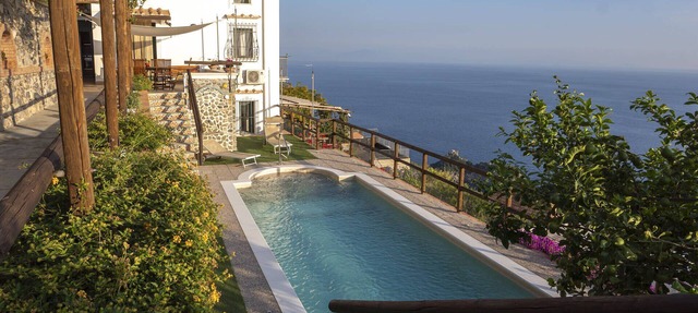 Villa Sunrise, pool and seaview in Amalfi Coast in Conca dei Marini
