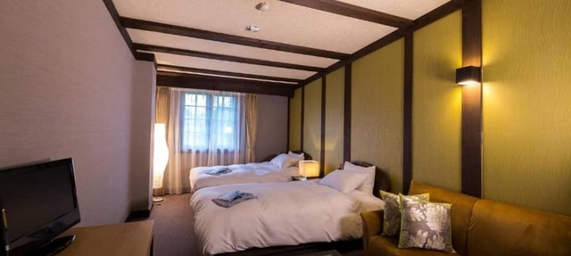 Twin room main building nonsmoking Breakfast i / Kitaazumigun Nagano in Kitaazumigun
