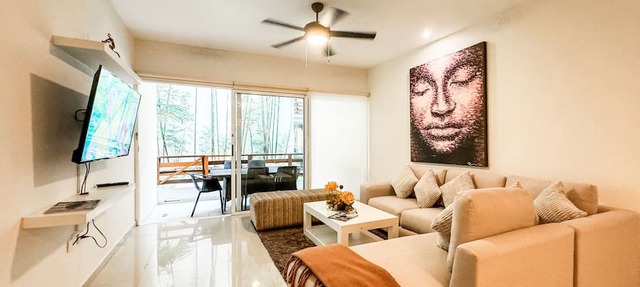 Huge Quiet Poolside 3BR · 3.5 Baths · Walk to 5th Ave in Playa del Carmen